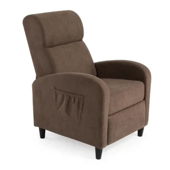 NAKURA Sillones^Sillón Relax Manual Gante Tapizado Marrón 66 X 100 X 92 Cm