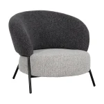IXIA Sillones^Sillón Tapizado Gris - Negro 85 X 71 X 81 Cm