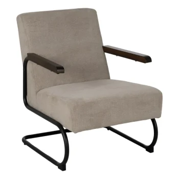 IXIA Sillones^SILLÓN TAUPE METAL-TEJIDO 61 X 70 X 85 CM