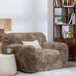 IXIA Sillones^SILLÓN TAUPE TEJIDO 124 X 107 X 79,50 CM