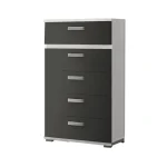 DISTRIGAL Sinfonier^Sinfonier 5 Cajones Carmen Blanco Grafito 60 X 109.4 X 39.6 Cm