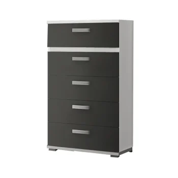 DISTRIGAL Sinfonier^Sinfonier 5 Cajones Carmen Blanco Grafito 60 X 109.4 X 39.6 Cm