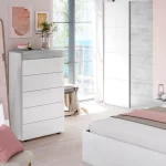 FORES Sinfonier^Sinfonier Blanco Artik Tekkan Cemento 5 Cajones 61 X 118 X 40 Cm