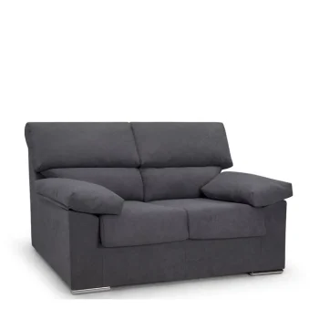 DISTRIGAL Sofás Baratos Online^Sofá 2 Plazas Ruben Tapizado Cairo Grafito 140 X 100 X 85 Cm
