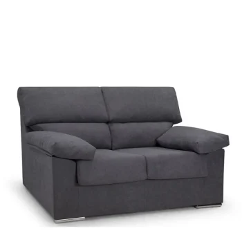 DISTRIGAL Sofás Baratos Online^Sofá 2 Plazas Ruben Tapizado Cairo Antracita 140 X 100 X 85 Cm