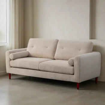 IXIA Sofás Baratos Online^Sofá 2 Plazas Tapizado Crema 195 X 89 X 87,5 Cm