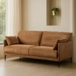 IXIA Sofás Baratos Online^Sofá 2 Plazas Tapizado Marrón Siena 191 X 88 X 90 Cm