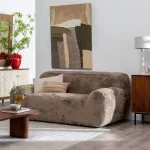 IXIA Sofás Baratos Online^SOFÁ 2 PLAZAS TAUPE TEJIDO 185 X 107 X 79,50 CM