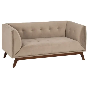 IXIA Sofás Baratos Online^Sofá 2 Plazas Terciopelo Champán 156 X 81 X 72 Cm