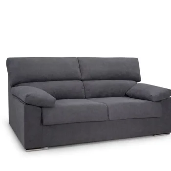 DISTRIGAL Sofás Baratos Online^Sofá 3 Plazas Ruben Tapizado Cairo Antracita 180 X 100 X 85 Cm