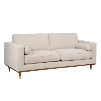 IXIA Sofás Baratos Online^Sofá 3 Plazas Tejido Beige 215 X 84 X 91 Cm