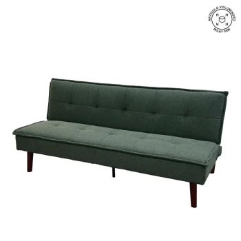 IXIA Sofás Cama|Sofás Baratos Online^Sofá Cama Apertura Clic-clac Tapizado En Chenilla Verde 181 X 102 X 85 Cm