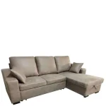 DISTRIGAL Sofás Cama|Sofás Baratos Online^Sofá Chaise Longue Extraíble Cama Corea Cemento 248 X 95 X 82 - 156 Cm