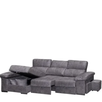 DISTRIGAL Chaise Longues^Sofá Chaise Longue Roma Con Arcón Convertible En Cama Edi Marengo 282 X 102 X 100 - 143 Cm