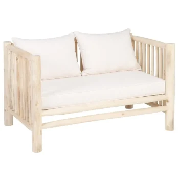 IXIA Sofás Baratos Online^Sofá De Madera Con Reposabrazos Akar Natural 131 X 77,5 X 80 Cm