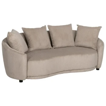 IXIA Sofás Baratos Online^Sofá De Tres Plazas Tapizado Beige 197 X 75 X 96 Cm