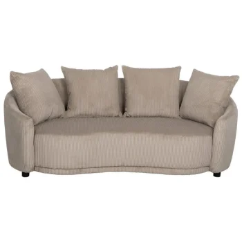 IXIA Sofás Baratos Online^Sofá De Tres Plazas Tapizado Beige 197 X 75 X 96 Cm