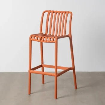 IXIA Taburetes De Cocina^Taburete Alto Exterior Polipropileno Marrón 51 X 102 X 50 Cm