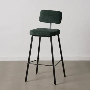 IXIA Taburetes De Cocina^Taburete Alto Verde Tejido - Metal 39 X 50,50 X 103 Cm
