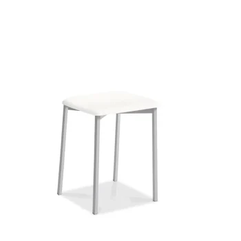 VELASCO Taburetes De Cocina^Taburete De Cocina Cuadrado Kati, Patas Aluminio 33 X 47 X 33 Cm