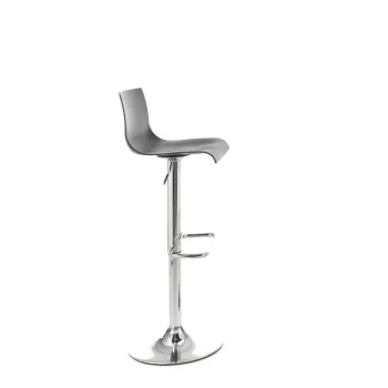 VELASCO Taburetes De Cocina^Taburete De Gas Alto Elevable Noemi Negro