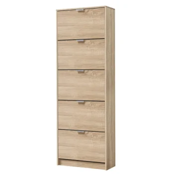 NAKURA Zapateros^Zapatero 5 Puertas Batientes Hugo Roble Sonoma 67 X 191,5 X 28 Cm